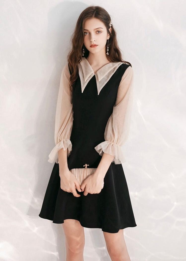 dress with collar